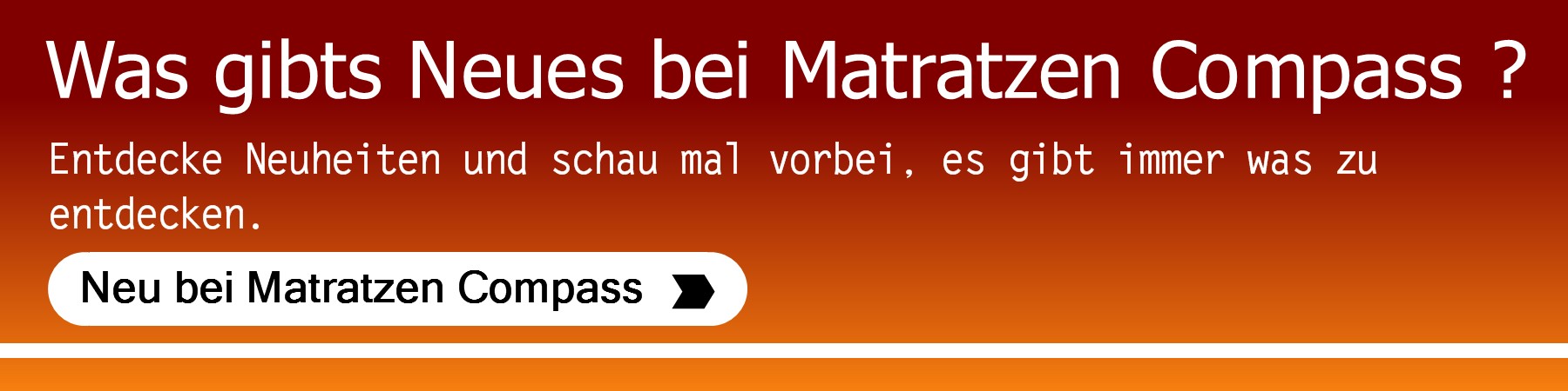 Neue Matratzen, Campingmatratzen und Faltmatratzen bei Matratzen Compass