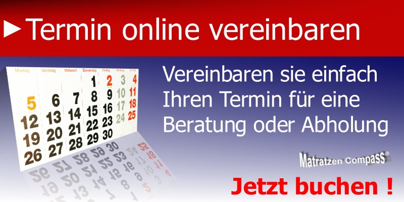 Termin für Matratzenberatung bei Matratzen Compass buchen