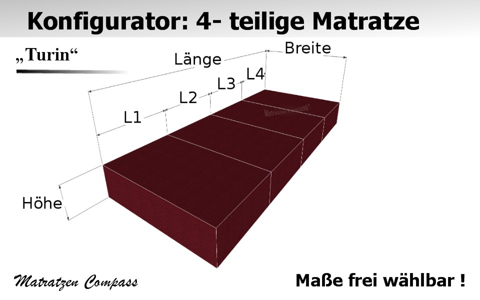 Vorschau-Turin-4-4-teilige-Klappmatratze-Anfertigung-4-teilige-Klappmatrate-nach-Mass-4-teilige-Faltmatratze-Anfertigung Faltbare Matratze 4 - teilig aus Kaltschaum nach Maß - Turin 4