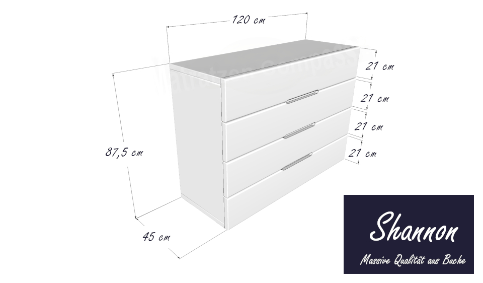 masse-schlafzimmer-kommode-shannon-echtholz-massiv-buche Kommode Shannon in 120x88x45 cm - natürlich nachhaltig