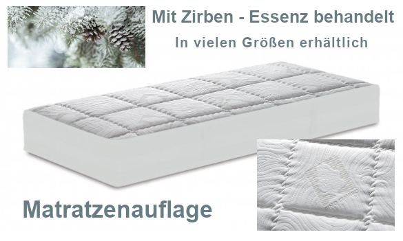 angenehm-duftende-matratzen-zirbenauflage-mit-zirbenoel-zur-entspannung-aroma-matratzen-auflage Zirben - Matratzenauflage für gesunden Schlaf