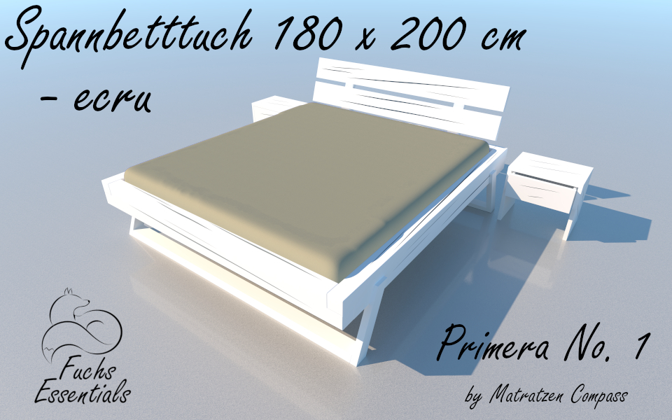 Besonders-stabiles-Leilach-Primera-200200-ecru-Leilach-190x200-dueneCQfRiJnSEopfh Spannbetttuch 180 x 200 Primera No.1 in ecru - für Matratzen bis 22 cm Höhe