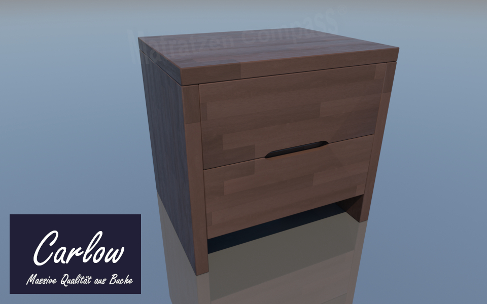 Nachttisch Carlow Buche 48x40x39 - natürlich nachhaltig Nachttisch Carlow Buche 48x40x39 - natürlich nachhaltig