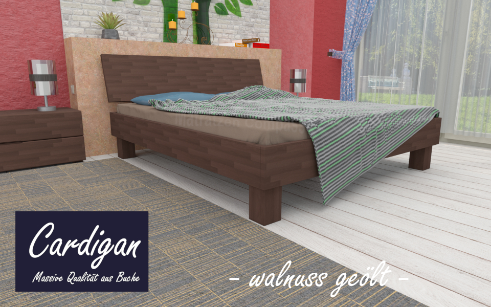 Holzbett Cardigan - massive Qualität aus Buche