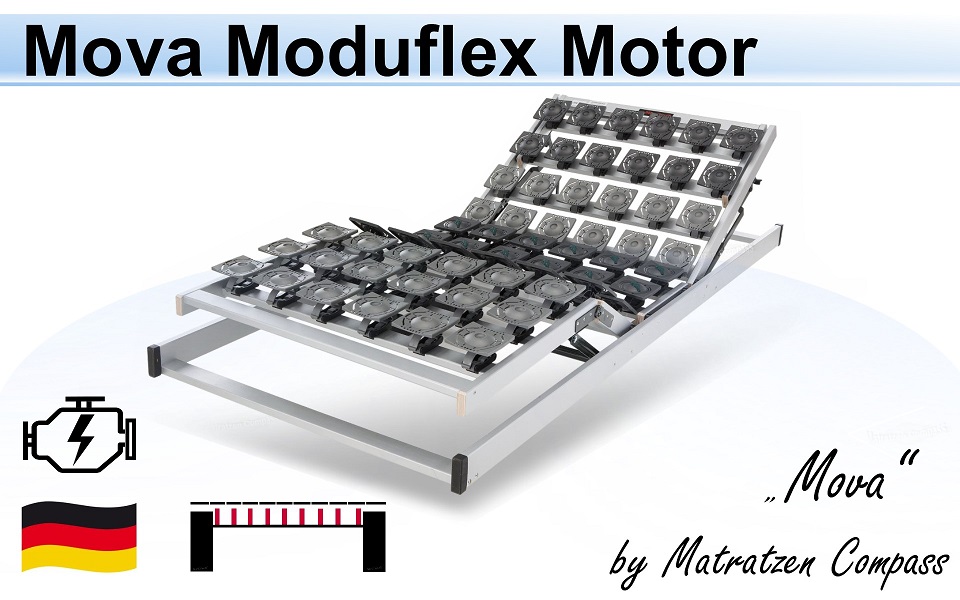Mova-500_-Moduflex-Motor-Modul-Motorlattenrost-Moduflex-Modul-Motortellerrost-Moduflex-Motorrost-Teller-Moduflex-Modulrost-Moduflex-Federmodulrost-elektrisch-Moduflex Lattenrost Mova 500 Moduflex mit Motor
