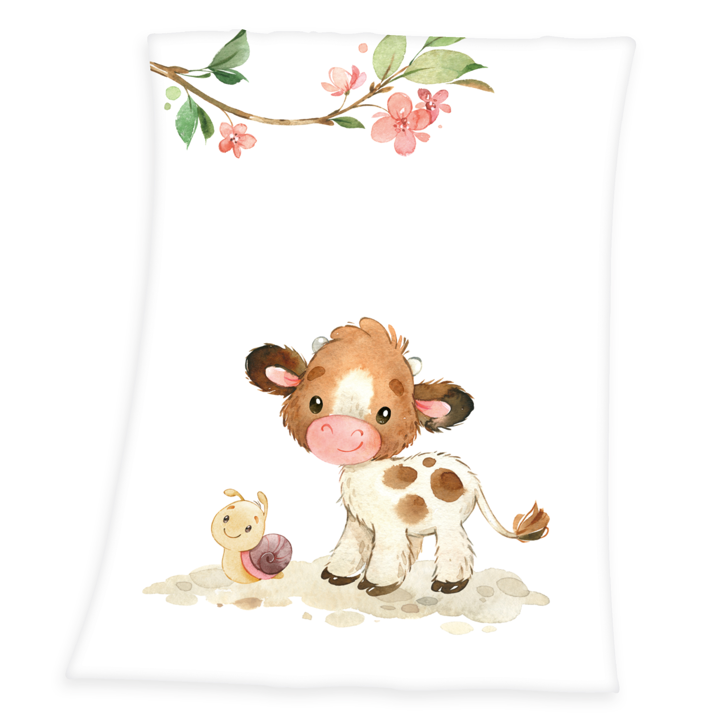 babybest-bettwaesche-suesses-schaefchen Babybettwäsche Süßes Kälbchen 100 x 135 Renforce mit Kissenbezug 40 x 60 cm