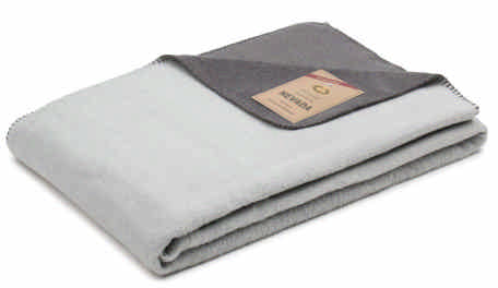 nevada-silber Wohn - und Schlafdecke Nevada 150 x 200 cm