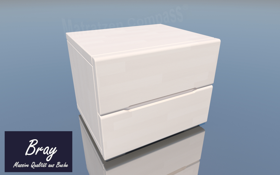 Nachttisch Bray Buche 48x40x39 - Echtholz massiv Nachttisch Bray Buche 48x40x39 - Echtholz massiv