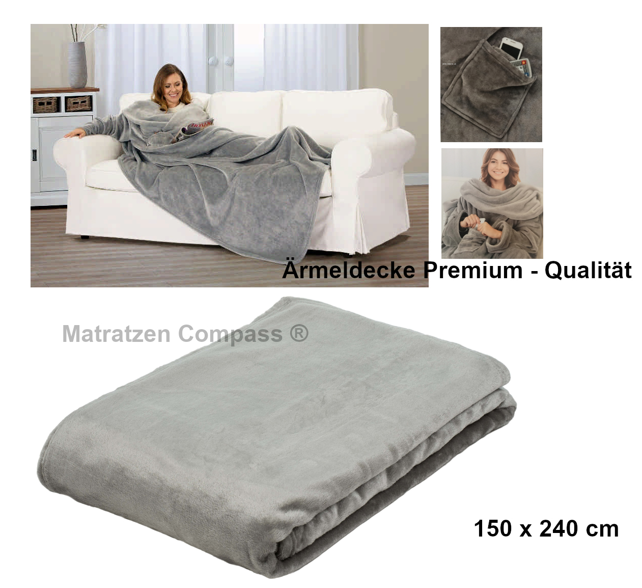 hochwertige-kuscheldecke-aermeldecke-in-premium-qualitaet-handytasche-decke-weich-und-aermeldecke-waermend-grau-150-x-240-cme2TMi7a2mnQBg Kuscheldecke mit Ärmeln silber 150x240 cm in Premium Qualität