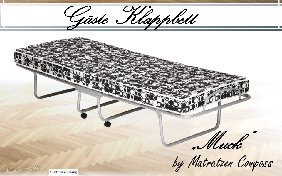Gaestebett-Gaesteklappbett-Gaestebett-klappbar-Muck Gästebett Muck mit Klappautomatik 80 x 190 cm