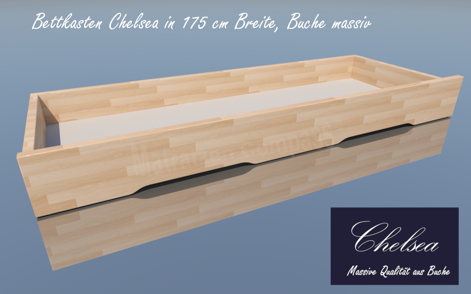 Bettkasten Chelsea - Massive Qualität aus Buche