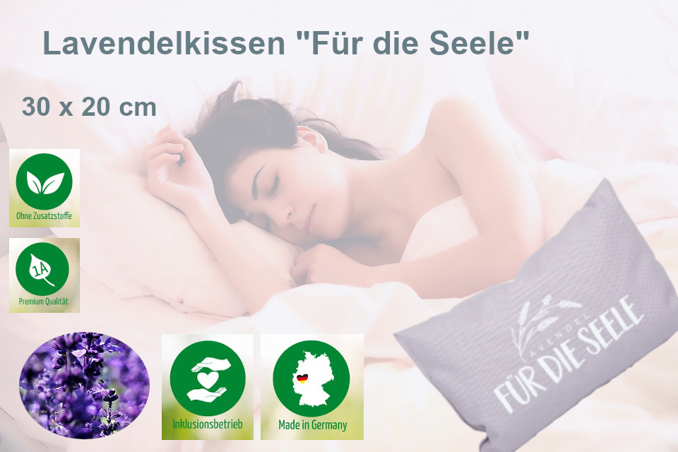 hochwertiges-lavendelkissen-flieder-fuer-die-seele-herbalind-handarbeit-gesundheitskissen-aus-deutschland Herbalind Lavendelkissen Für die Seele Flieder 30 x 20 cm
