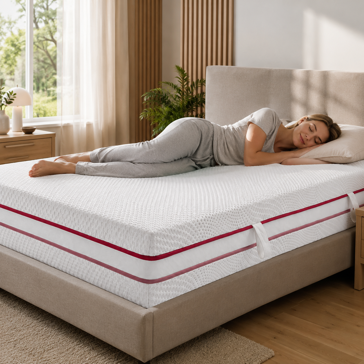 Taschenfederkern-Wendematratze Brinkhaus BigStar XXL H3/H4 – 90 x 200 cm