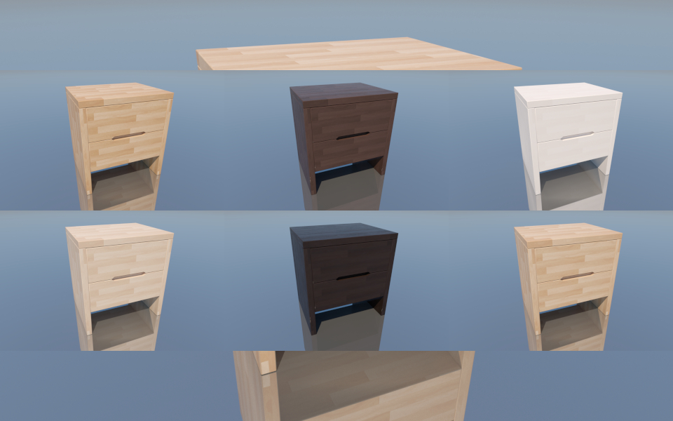Nachttisch Athy Buche 48x40x39 - Stilvoll und praktisch Nachttisch Athy Buche 48x40x39 - Stilvoll und praktisch