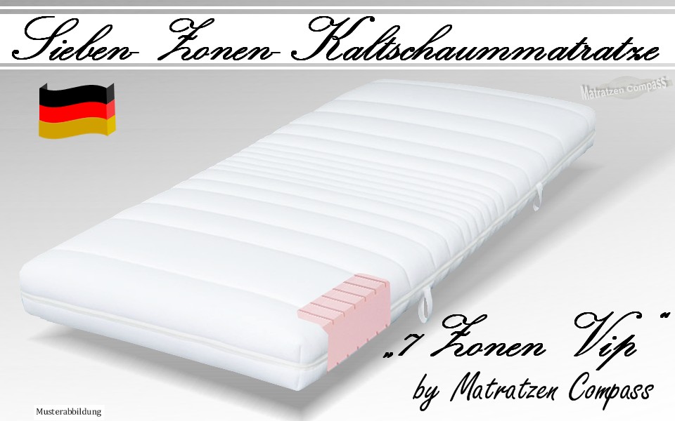 Kaltschaummatratze Malie 7 - Zonen