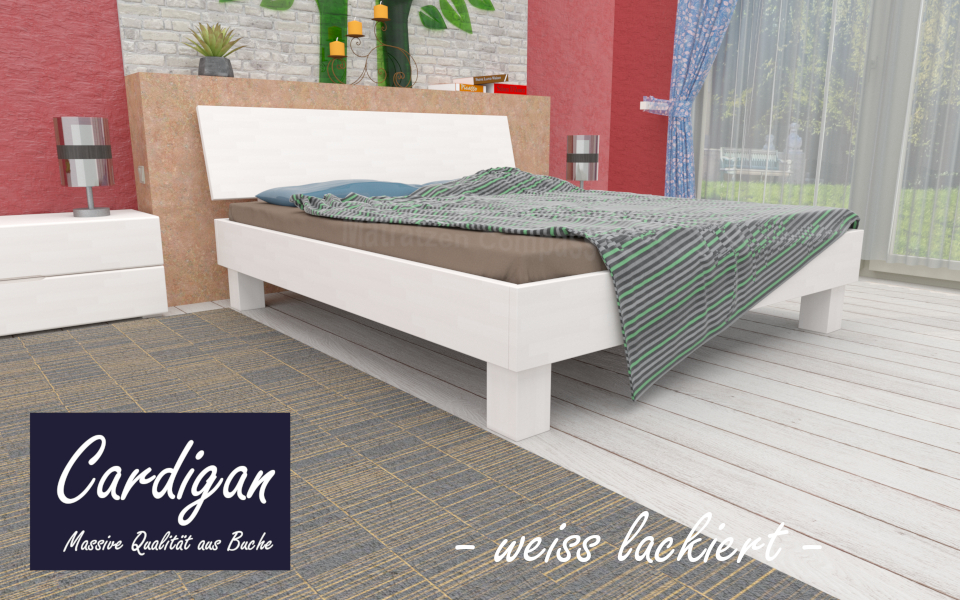 Holzbett Cardigan - massive Qualität aus Buche