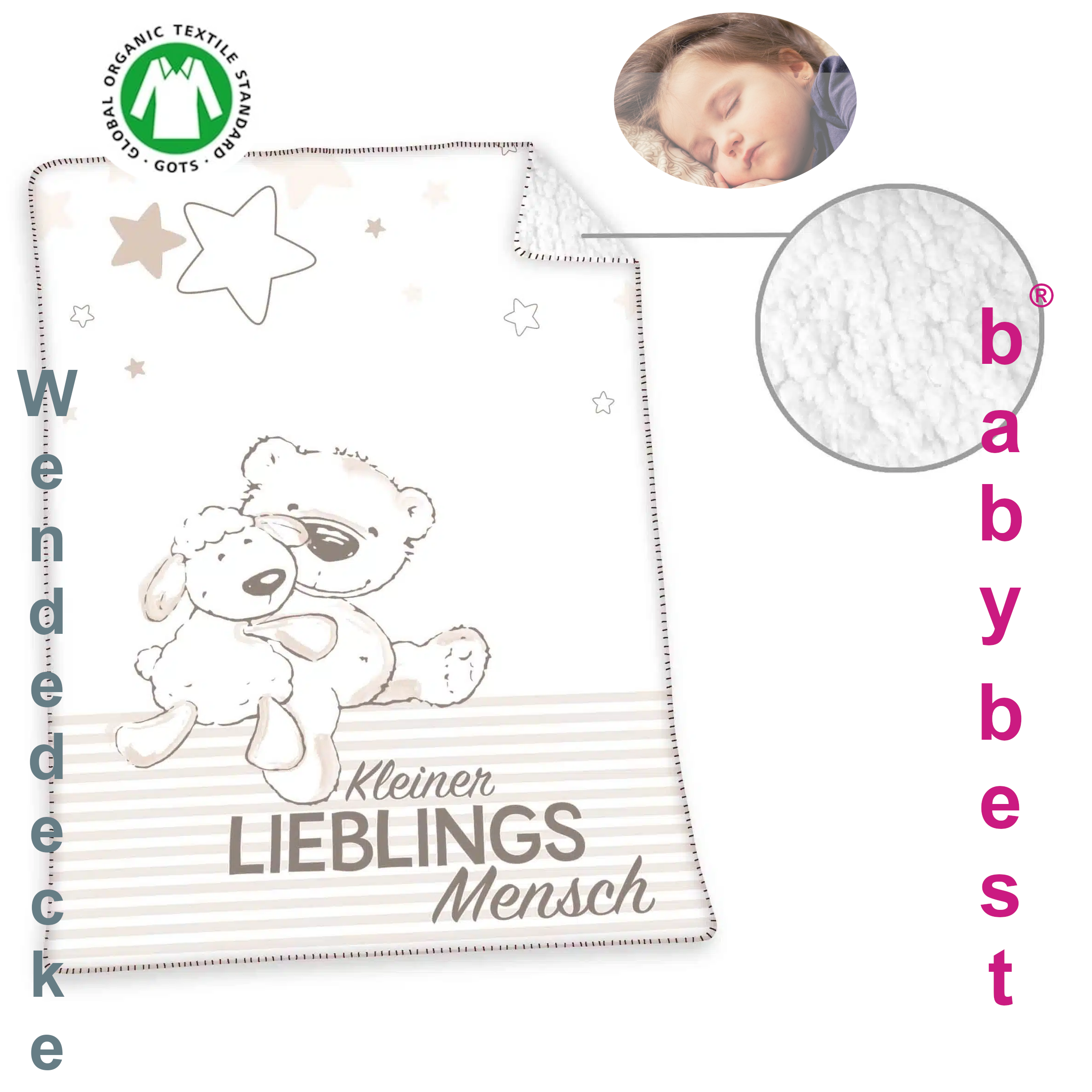 plueschdecke-kuscheldecke-baby-best-lammfelldecke-babydecke-flauschige-decke-75-200-cm Baby Plüschdecke Lieblingsmensch 75x100 cm