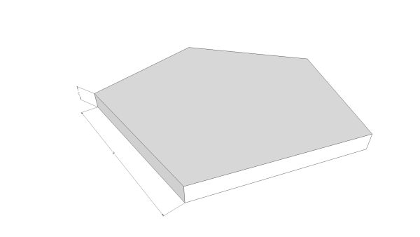 Testartikel - Nicht bestellbar - SF Spannbetttuch Magnifico Form 11-1 - gleich. Fünfeck